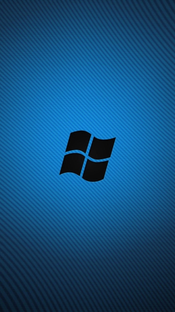 Fondo de pantalla Windows Blue Logo 360x640