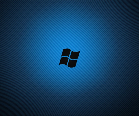 Fondo de pantalla Windows Blue Logo 480x400