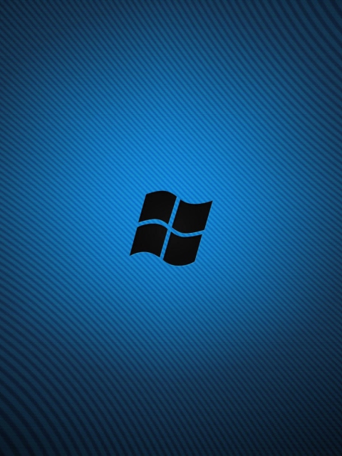 Обои Windows Blue Logo 480x640