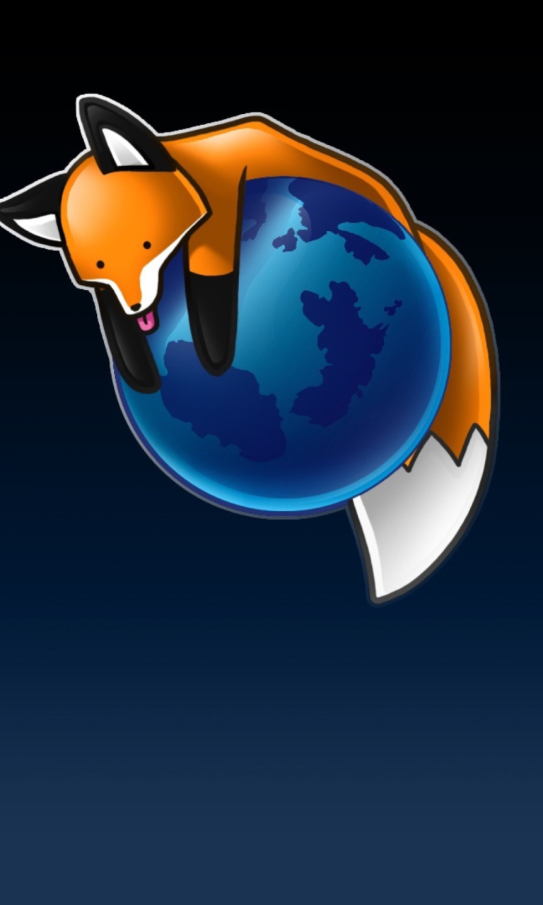 Sfondi Tired Firefox 768x1280