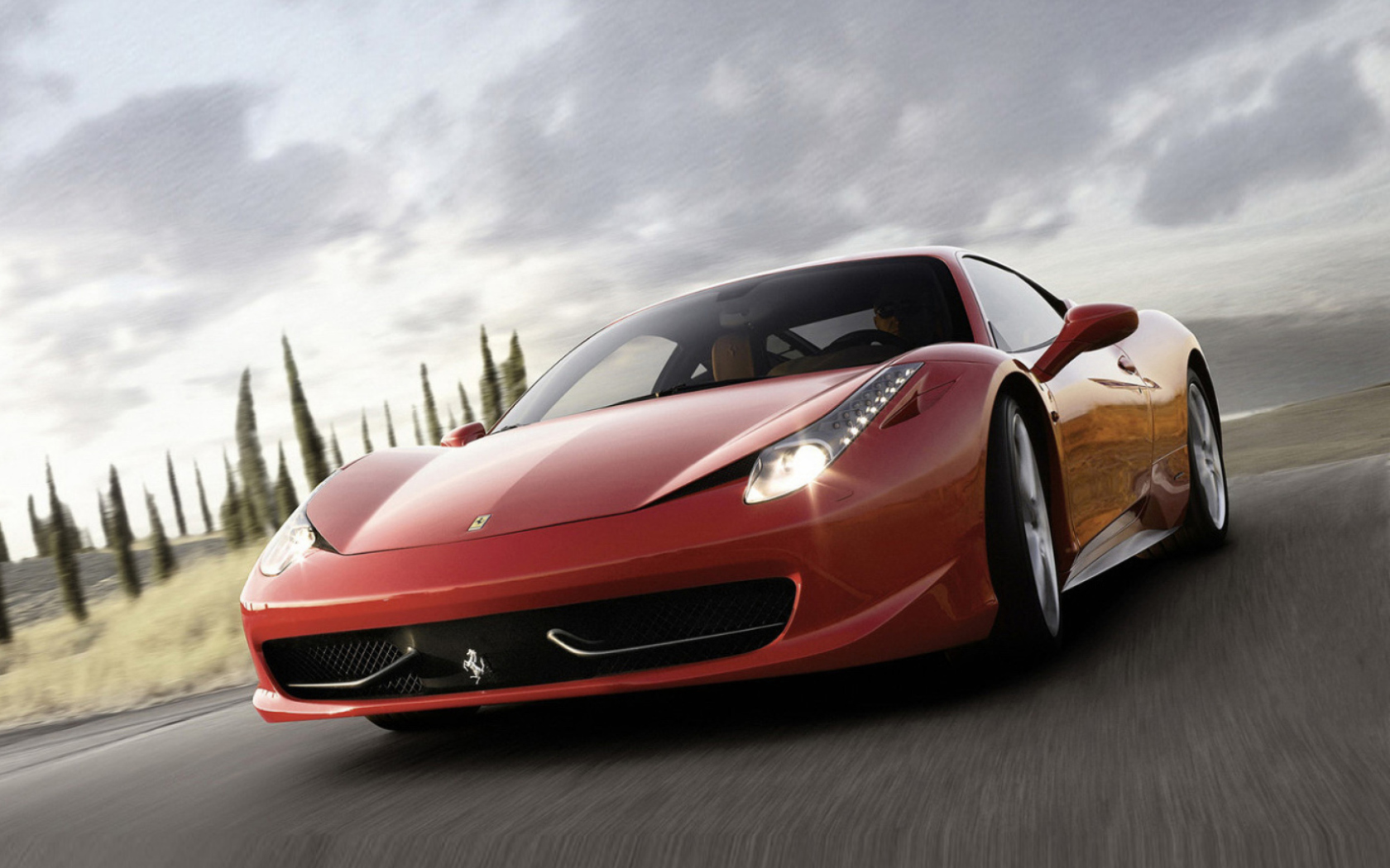 Screenshot №1 pro téma Ferrari 458 1680x1050