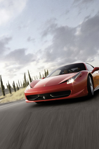 Ferrari 458 wallpaper 320x480