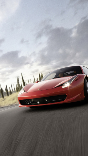 Fondo de pantalla Ferrari 458 360x640