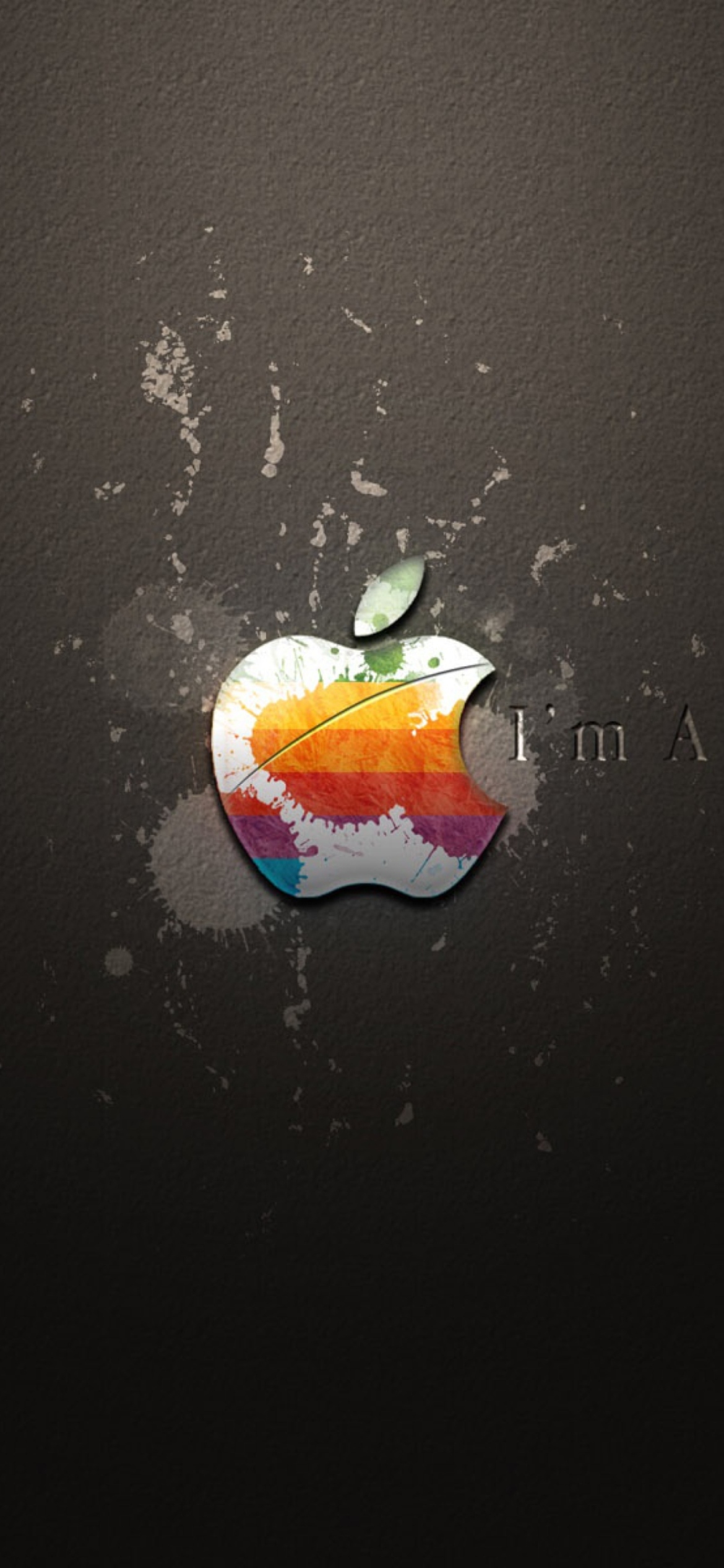 Das Apple I'm A Mac Wallpaper 1170x2532