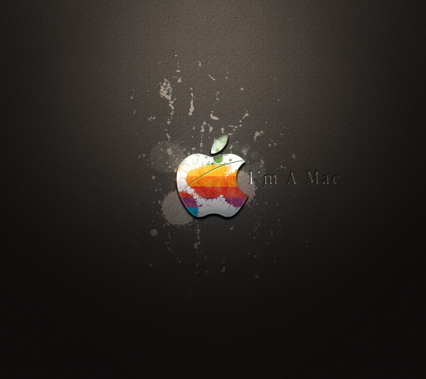 Das Apple I'm A Mac Wallpaper 1440x1280