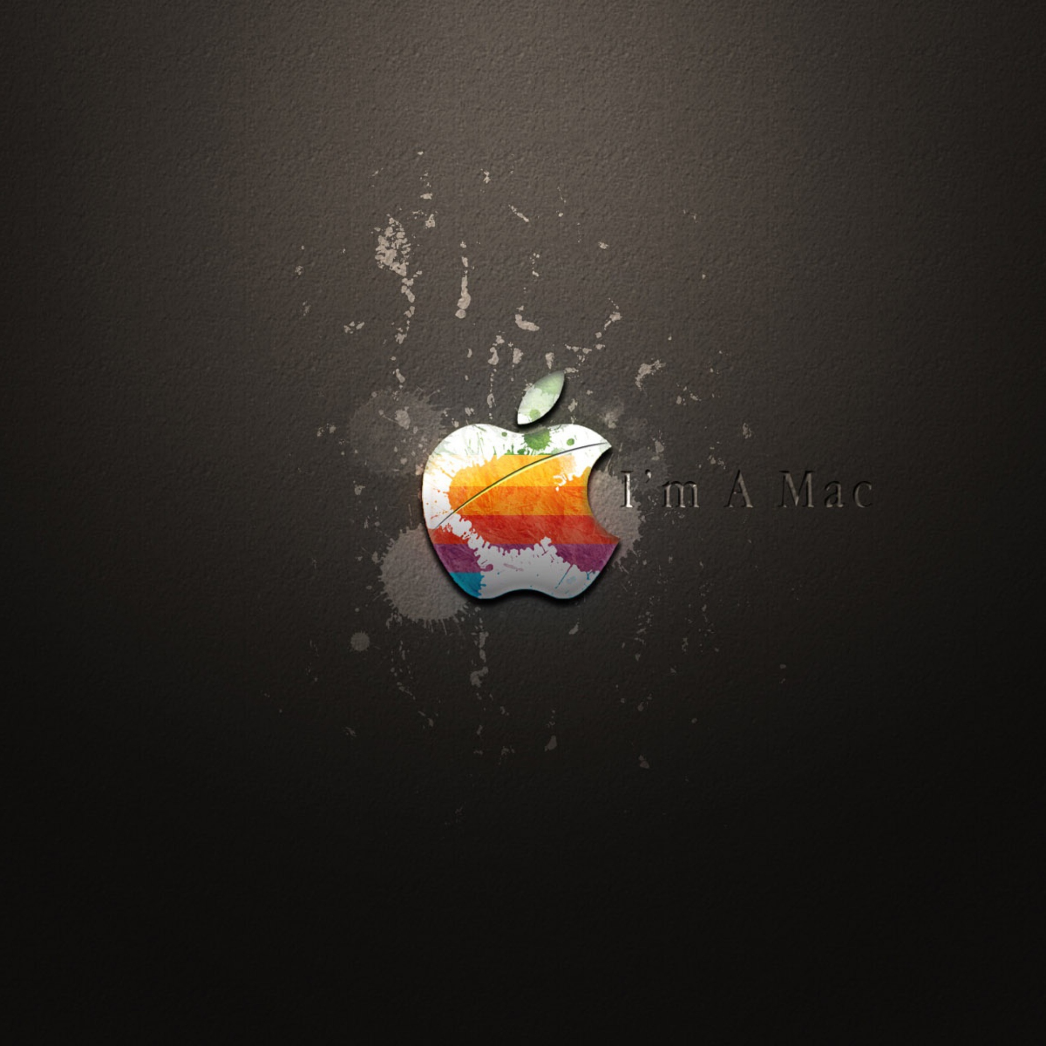 Das Apple I'm A Mac Wallpaper 2048x2048