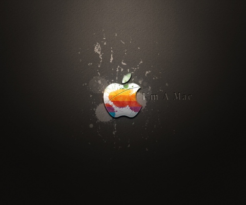 Fondo de pantalla Apple I'm A Mac 480x400
