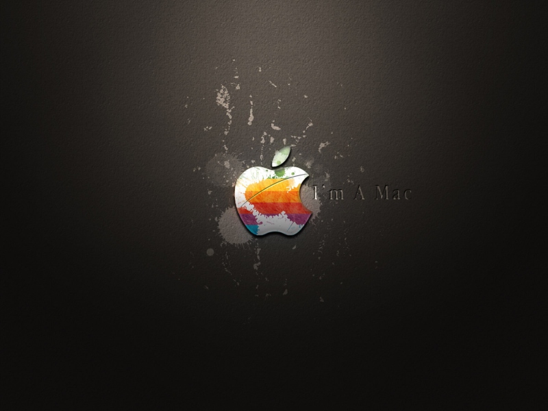 Apple I'm A Mac wallpaper 800x600