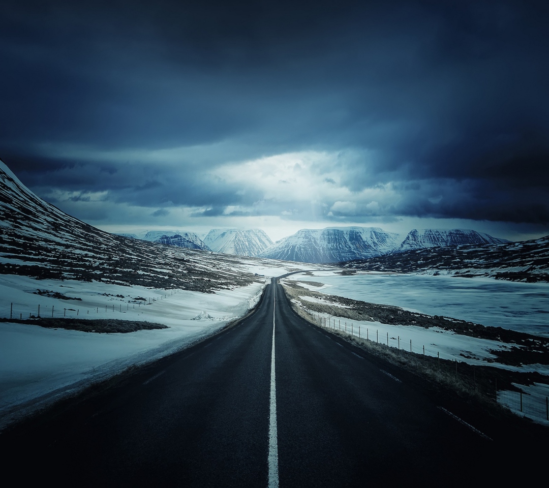 Sfondi Ring Road - Iceland 1080x960