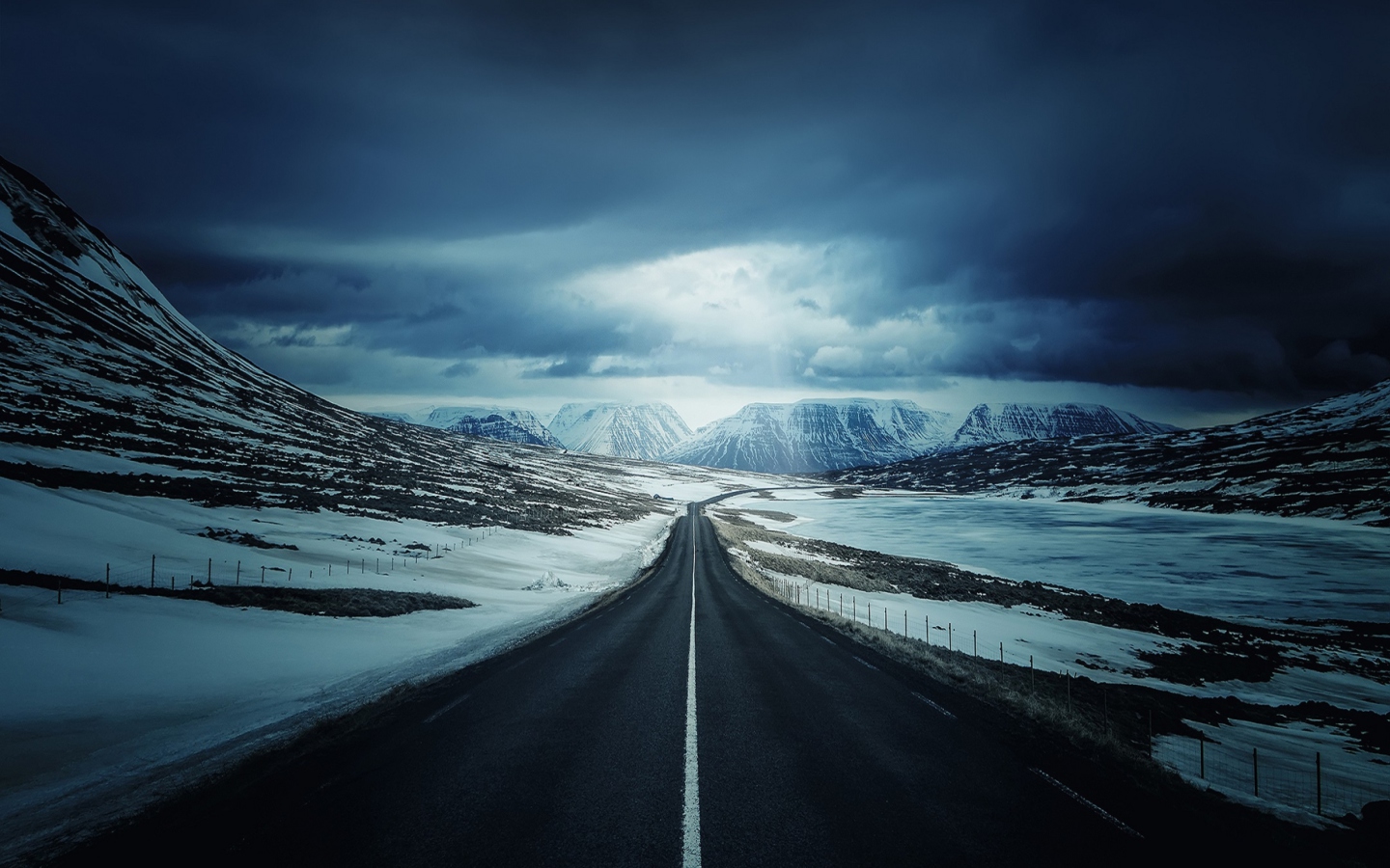Fondo de pantalla Ring Road - Iceland 1440x900