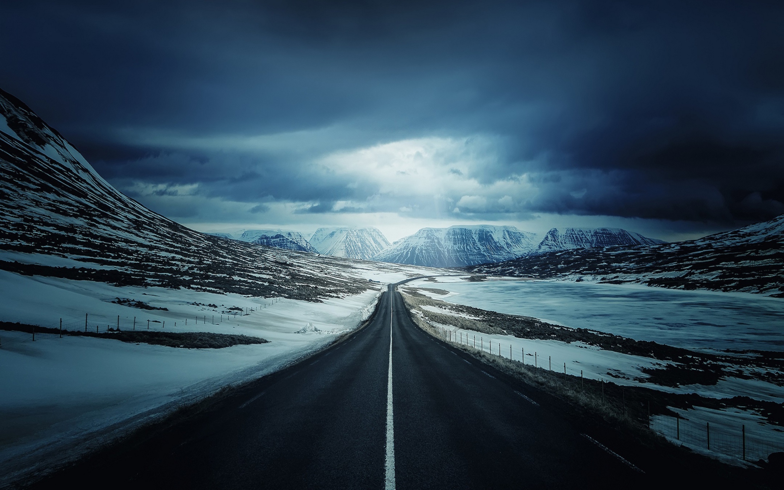 Sfondi Ring Road - Iceland 2560x1600