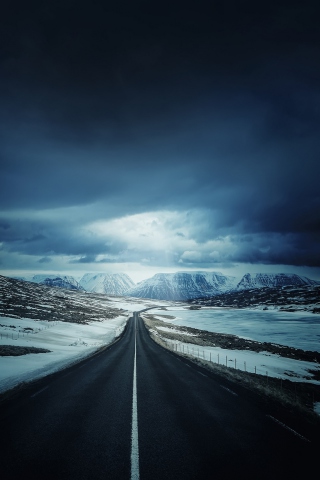 Fondo de pantalla Ring Road - Iceland 320x480