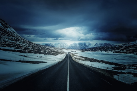 Fondo de pantalla Ring Road - Iceland 480x320