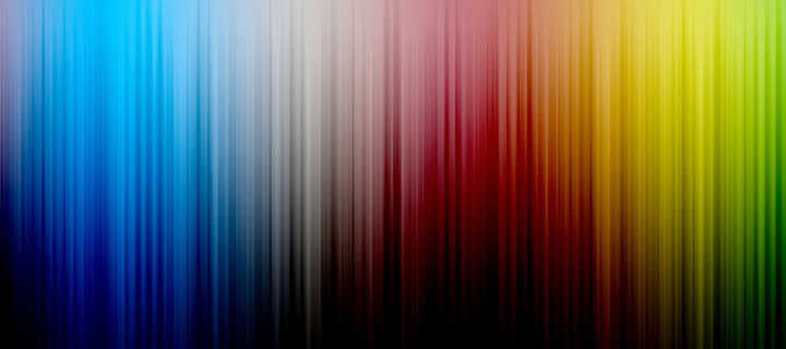 Обои Colorful Spectrum Lines 720x320