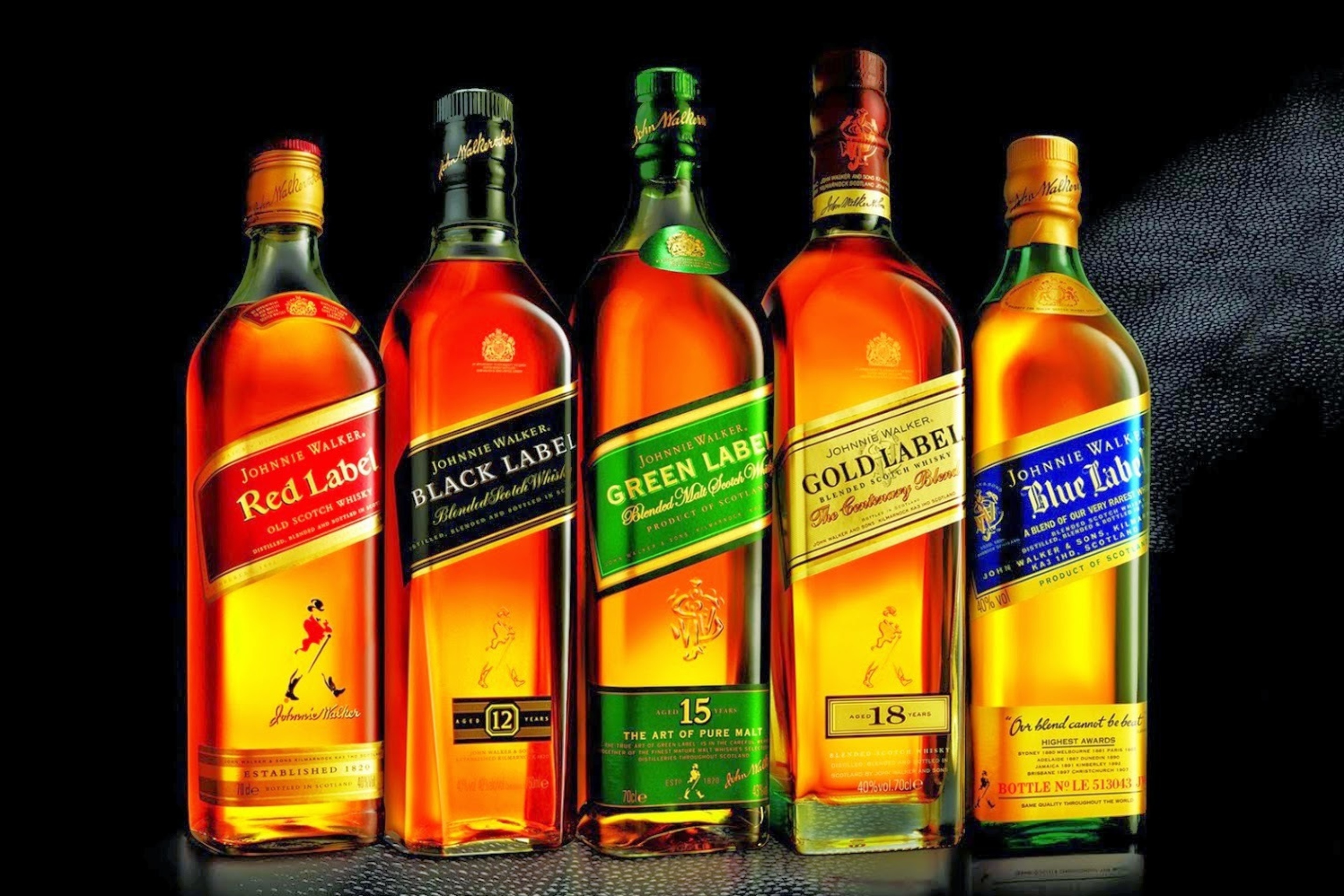 Das Johnnie Walker Label Whisky Wallpaper 2880x1920