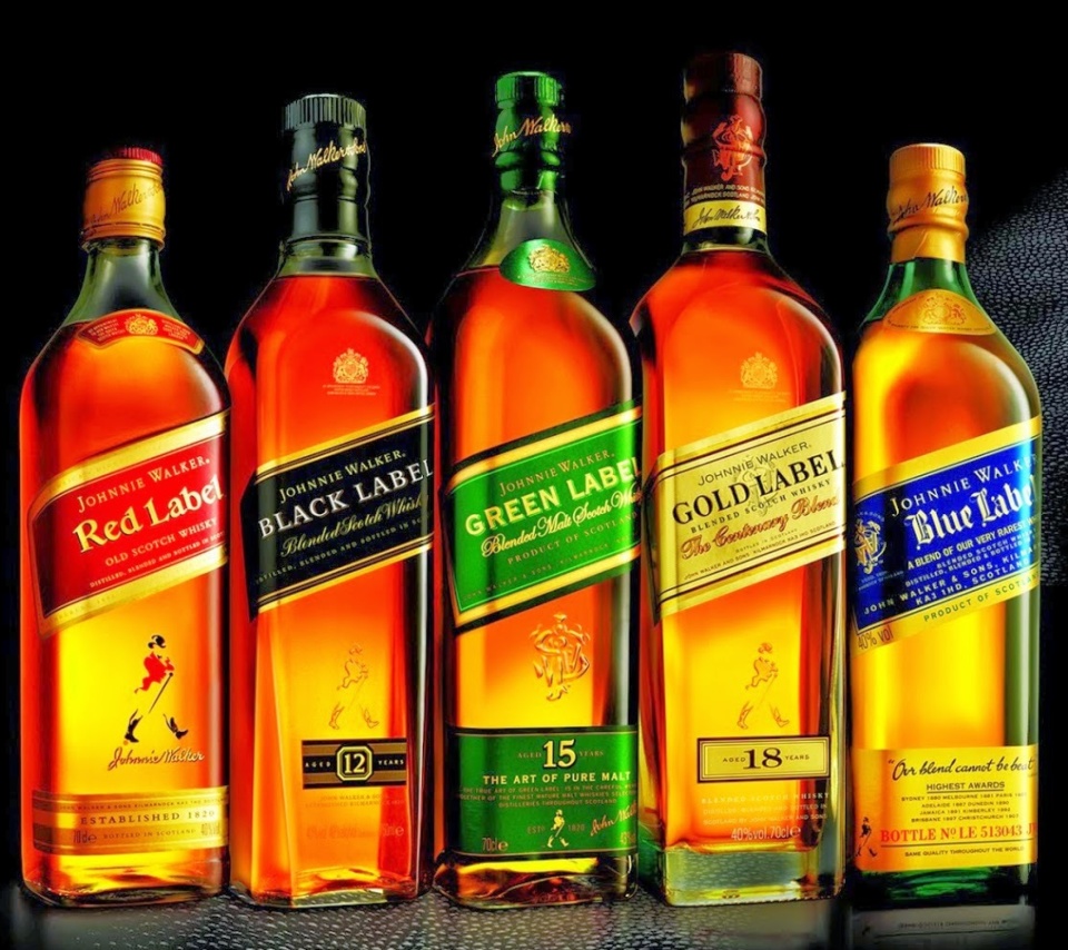 Fondo de pantalla Johnnie Walker Label Whisky 960x854