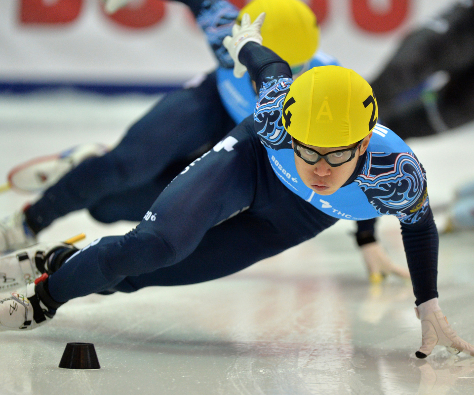 Fondo de pantalla Short Track Speed ​​Skating 960x800