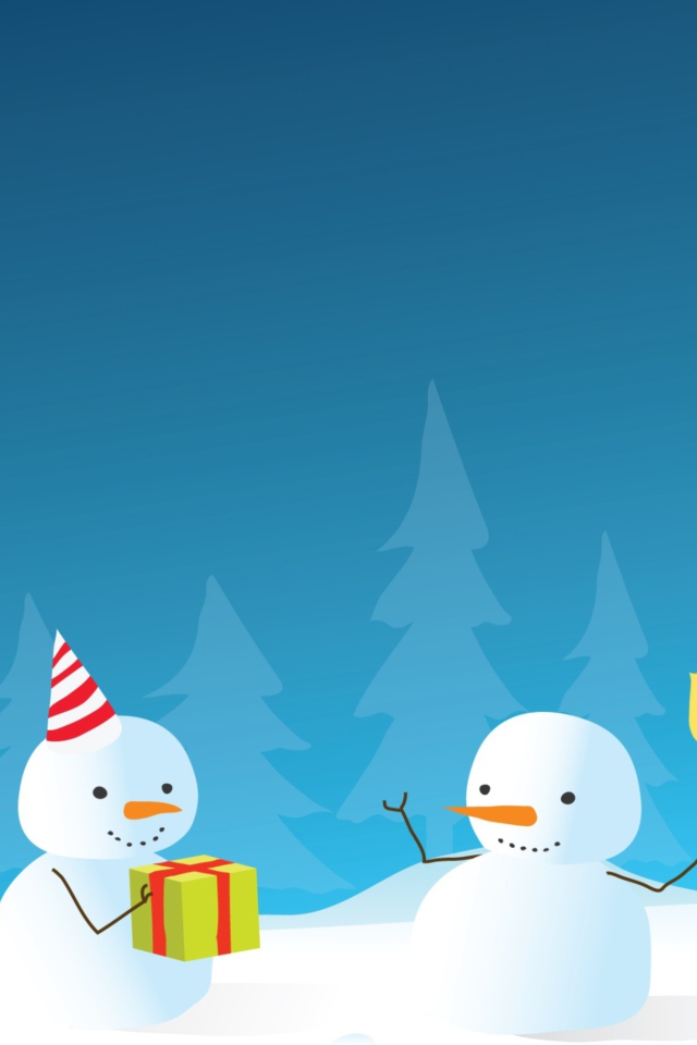 Happy Winter Holidays screenshot #1 640x960