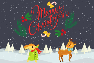 Kostenloses Merry Christmas Wallpaper für Android, iPhone und iPad