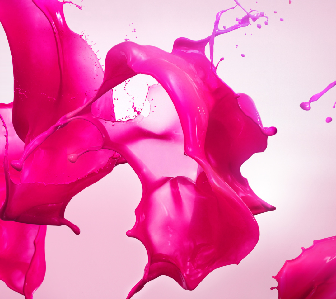 Fondo de pantalla Pink Paint 1080x960