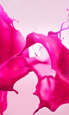 Das Pink Paint Wallpaper 240x400