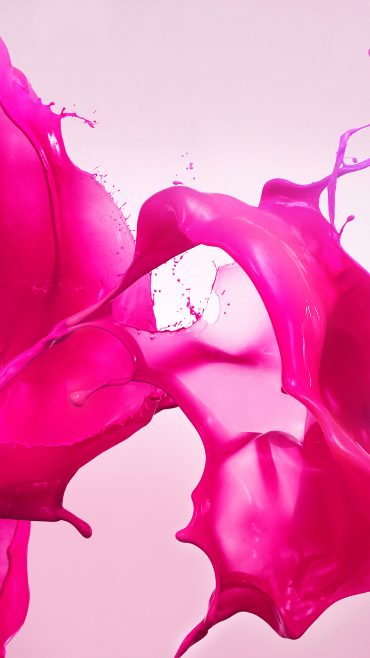Das Pink Paint Wallpaper 750x1334