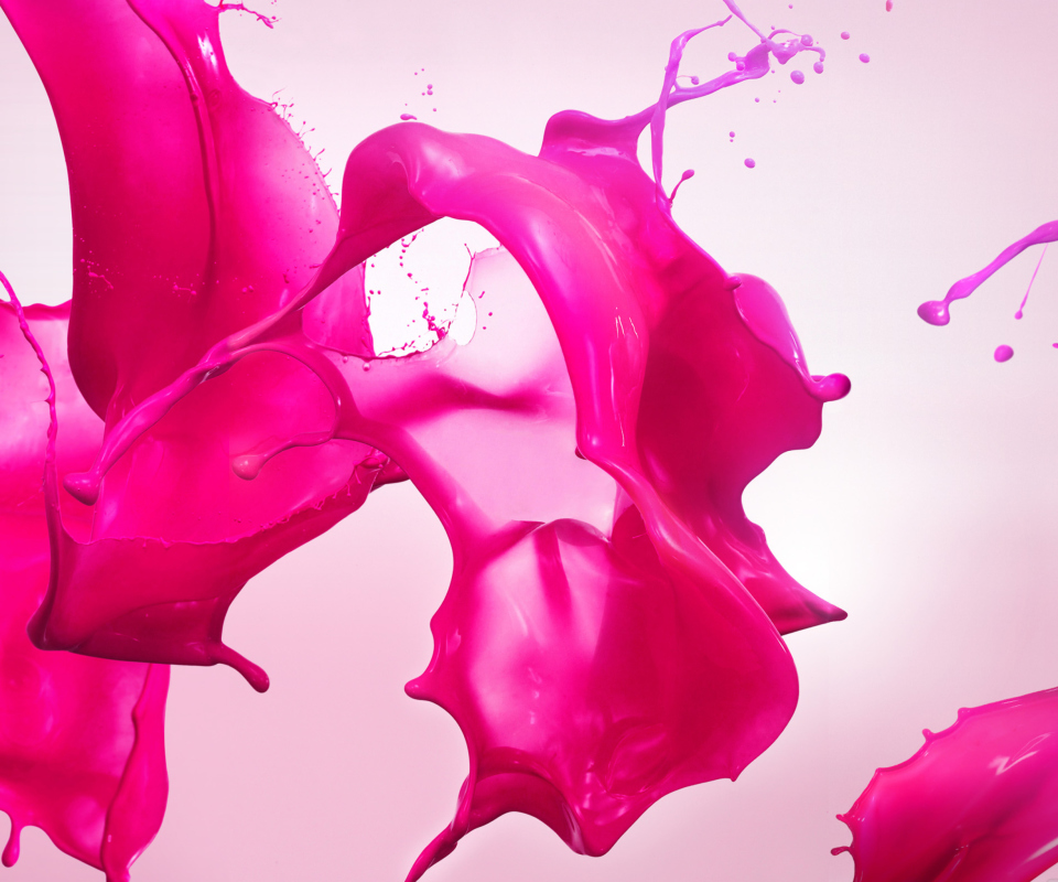 Das Pink Paint Wallpaper 960x800