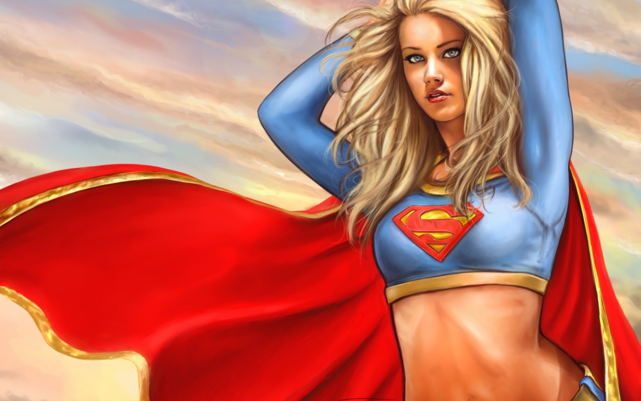Fondo de pantalla Marvel Supergirl DC Comics 1280x800