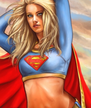 Kostenloses Marvel Supergirl DC Comics Wallpaper für iPhone 6 Plus
