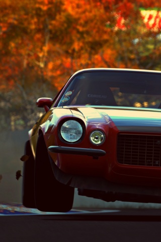 Screenshot №1 pro téma Camaro RS from game Gran Turismo 6 320x480