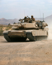 Sfondi United States Marine Corps on Tanks 176x220