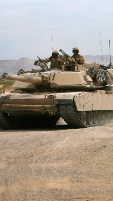 Обои United States Marine Corps on Tanks 360x640