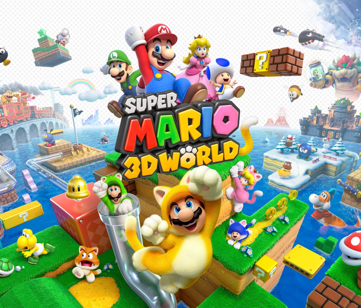 Das Super Mario 3D World Wallpaper 1200x1024