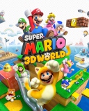 Fondo de pantalla Super Mario 3D World 128x160