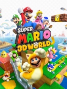 Das Super Mario 3D World Wallpaper 132x176