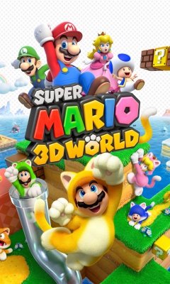 Das Super Mario 3D World Wallpaper 240x400