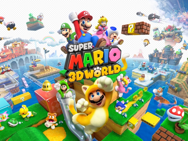 Das Super Mario 3D World Wallpaper 640x480