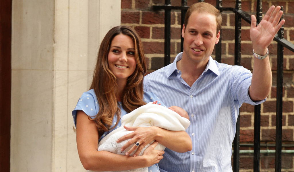 Sfondi Royal Family Kate Middleton and William Prince 1024x600