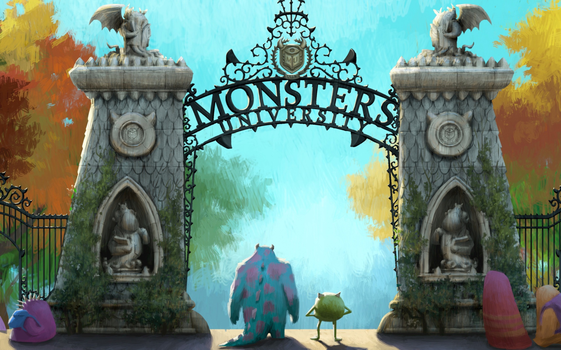 Fondo de pantalla Monsters University 1920x1200