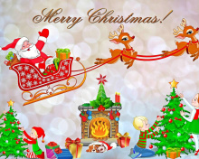 Обои Merry Xmas Card 220x176