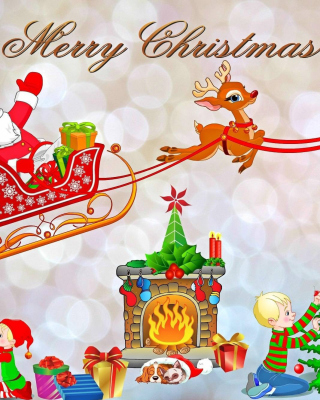 Free Merry Xmas Card Picture for 240x320