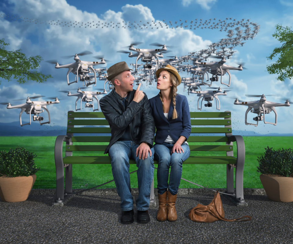 Quadcopters spies wallpaper 960x800