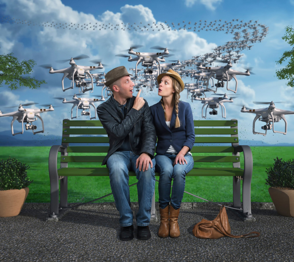 Quadcopters spies wallpaper 960x854