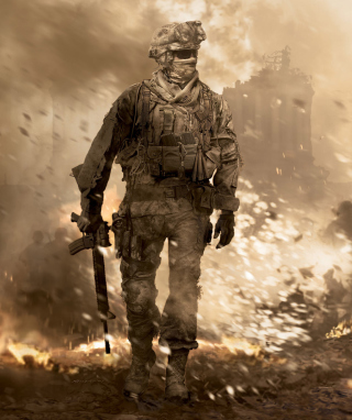 Kostenloses Call of Duty: Modern Warfare 2 Wallpaper für Nokia Asha 311