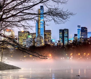 Manhattan View From Central Park sfondi gratuiti per iPad Air