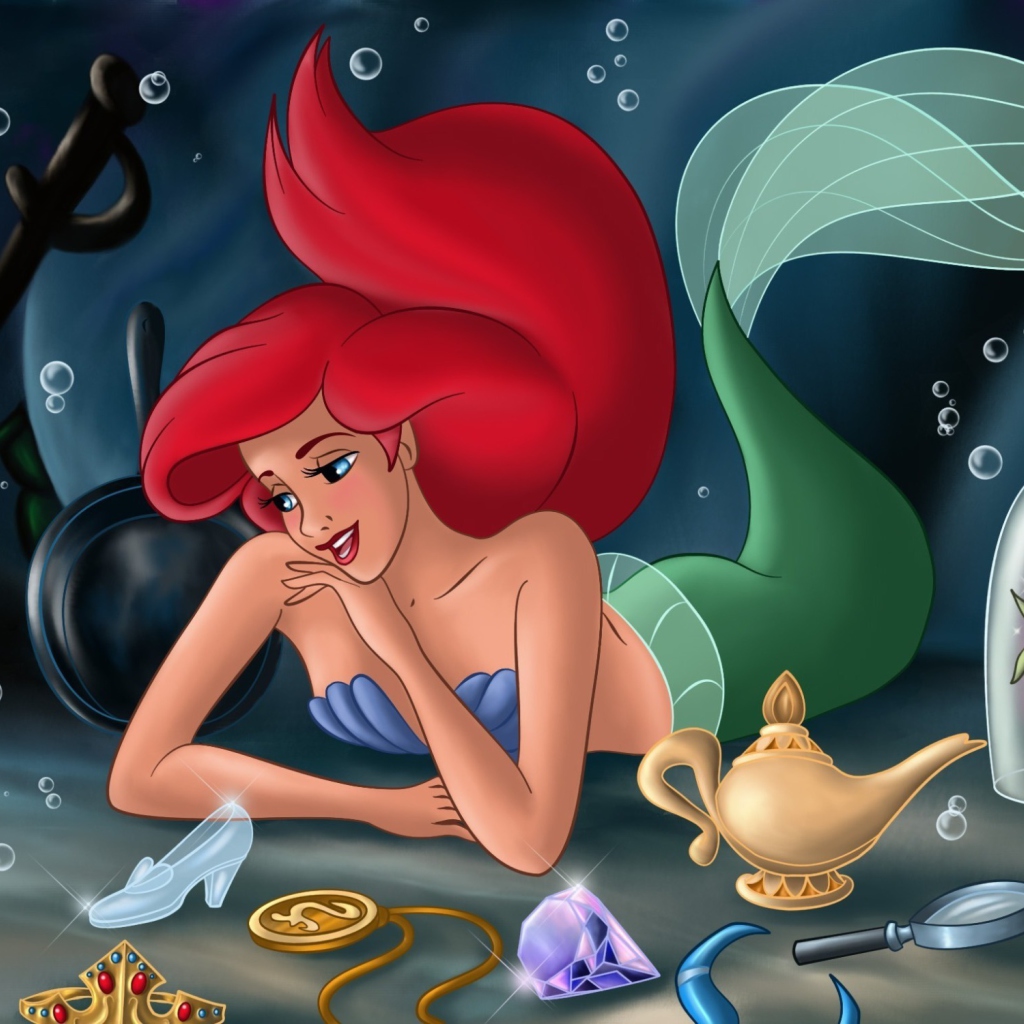 Das The Little Mermaid Wallpaper 1024x1024