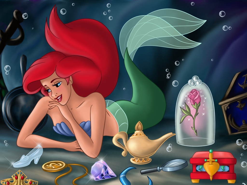 Fondo de pantalla The Little Mermaid 1024x768