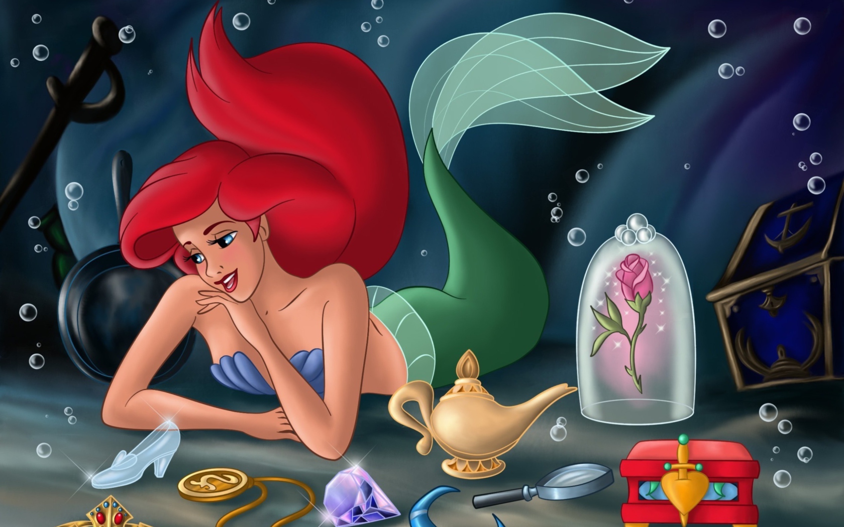 Das The Little Mermaid Wallpaper 1680x1050