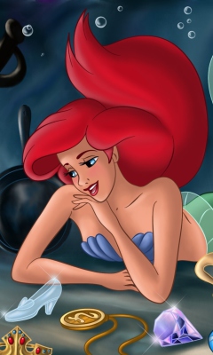 Sfondi The Little Mermaid 240x400