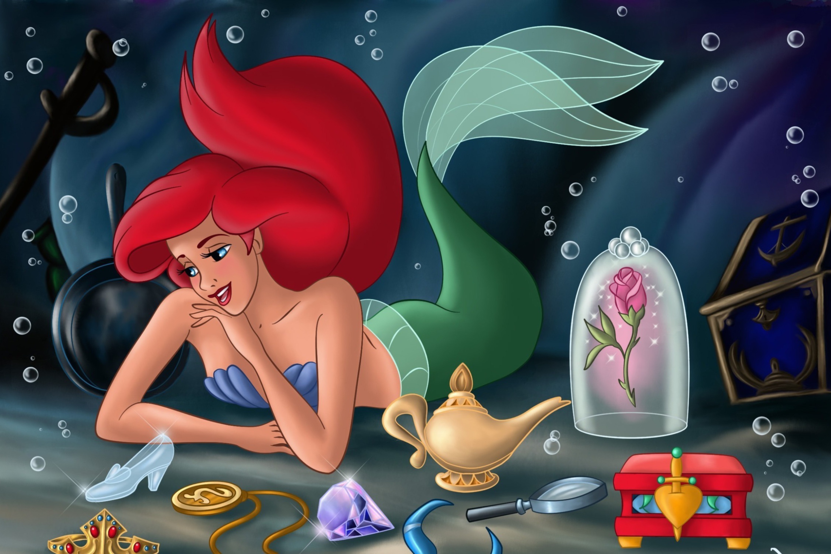 Das The Little Mermaid Wallpaper 2880x1920